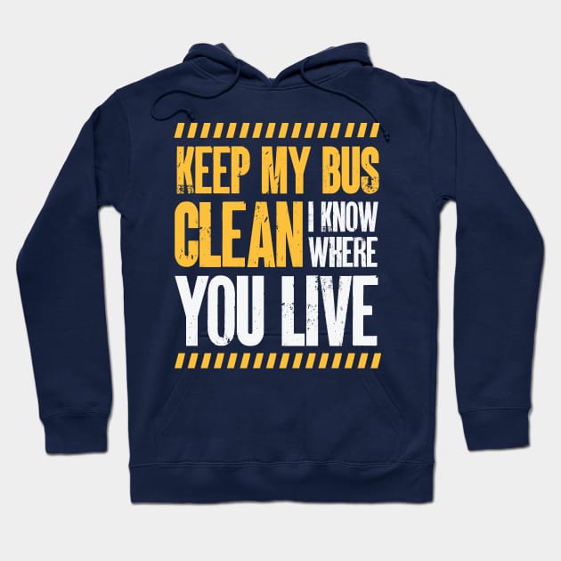 Funny School Bus Driver Hoodie by Depot33